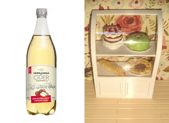 Pastry display counter