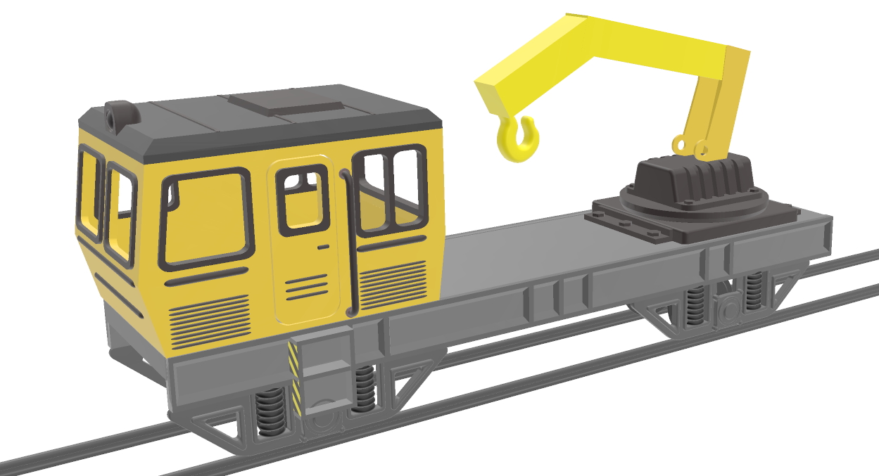 Railway crane