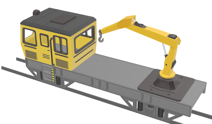 Railway crane