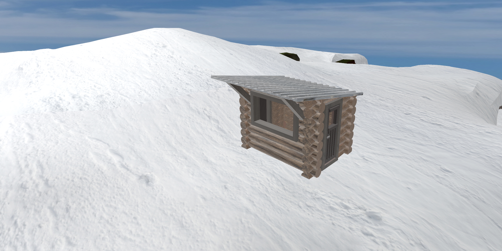 Ski lift cabin
